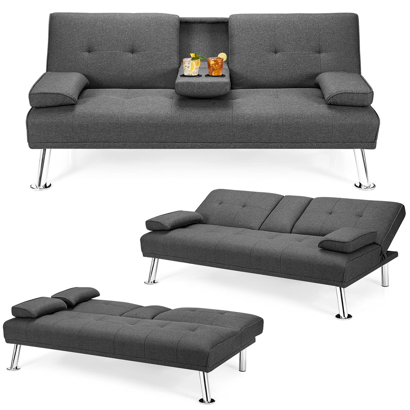 Convertible Futon Sofa Bed