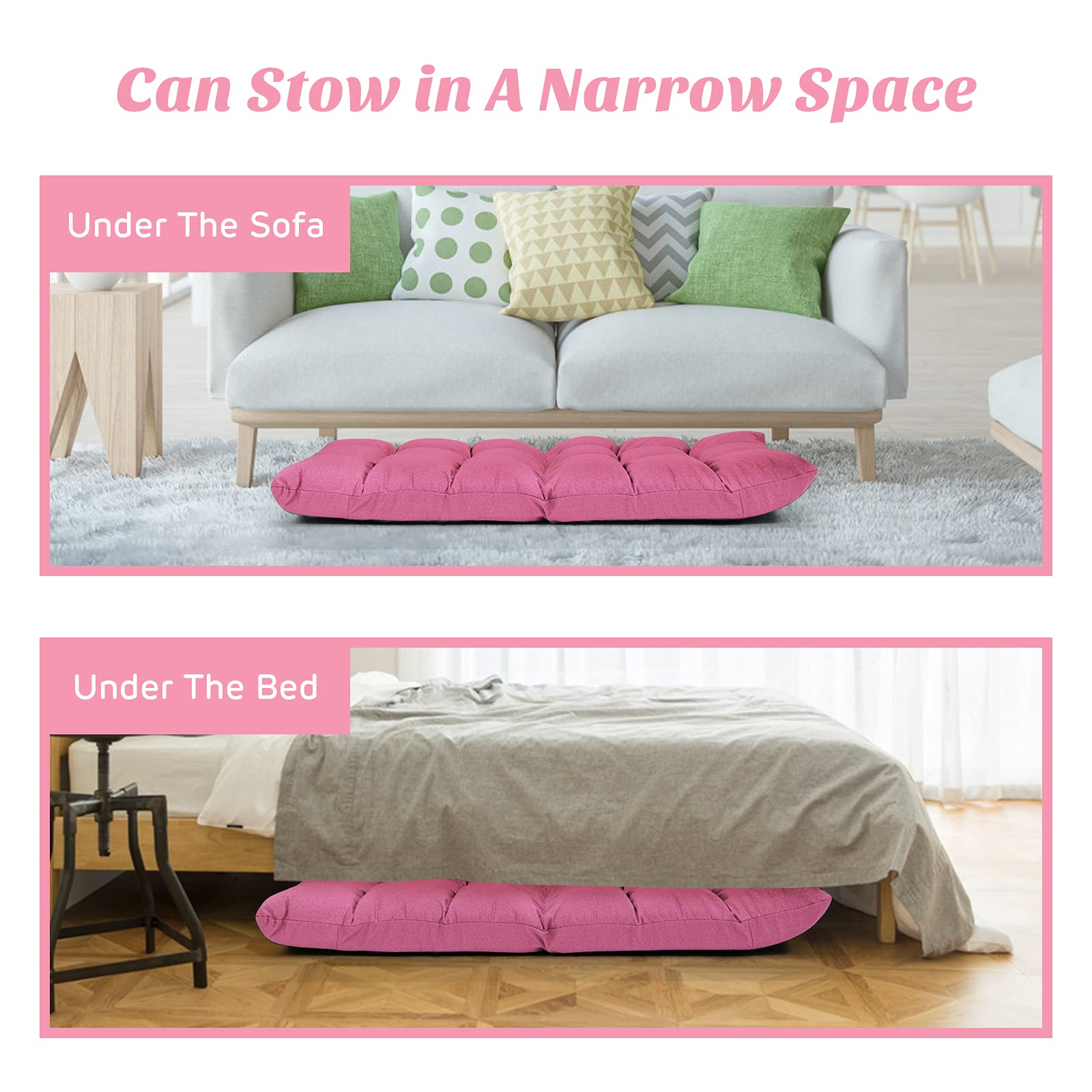 Adjustable Folding Floor Chair