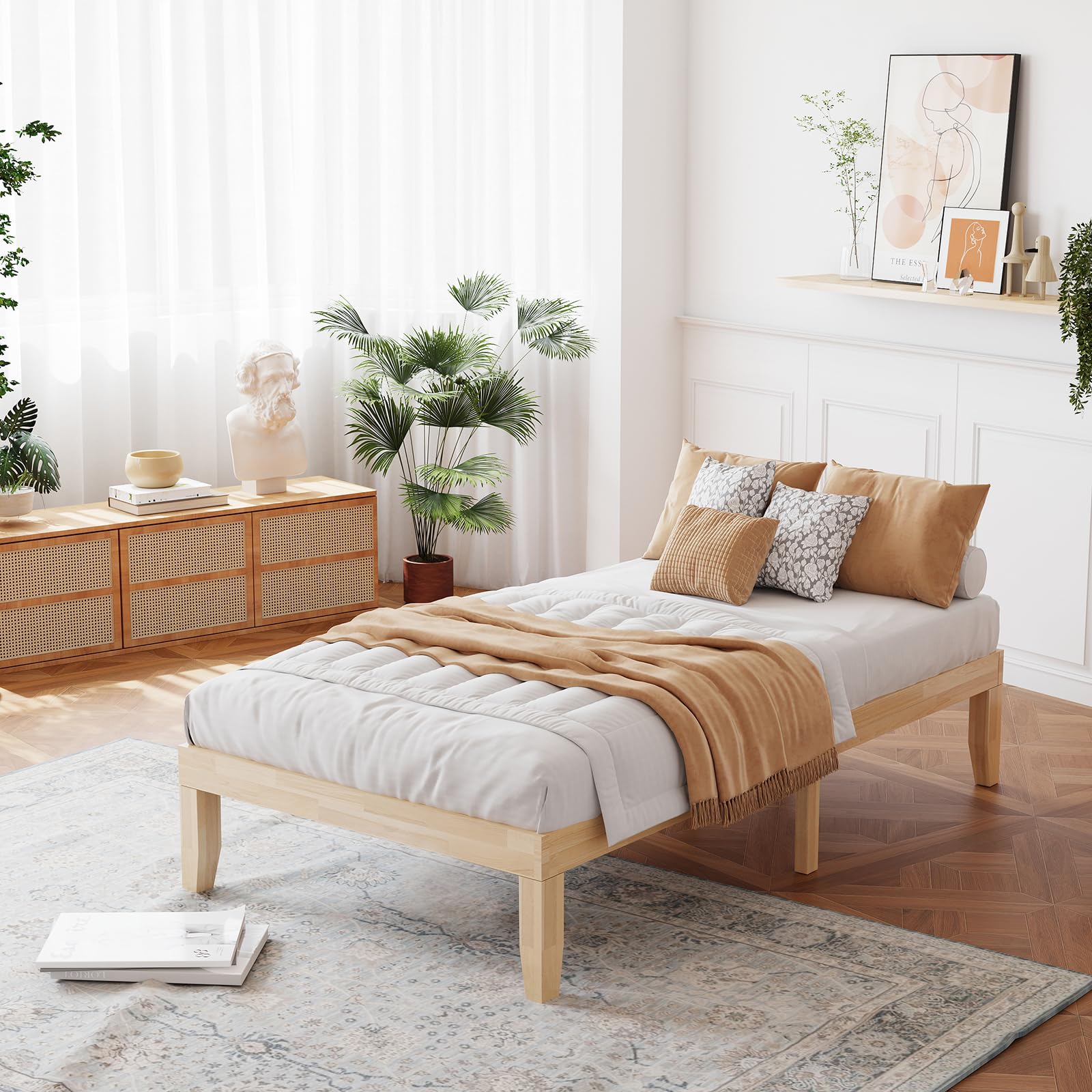 Wooden Platform Bed Frame