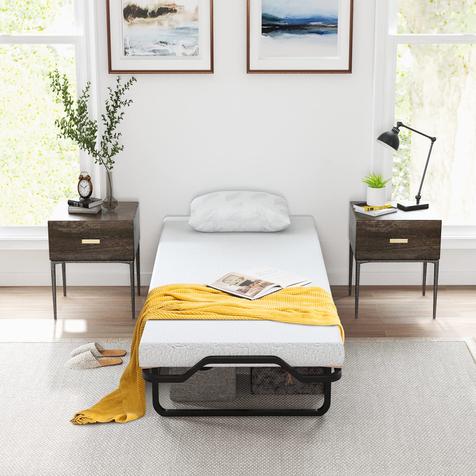 Folding Bed with Mattress