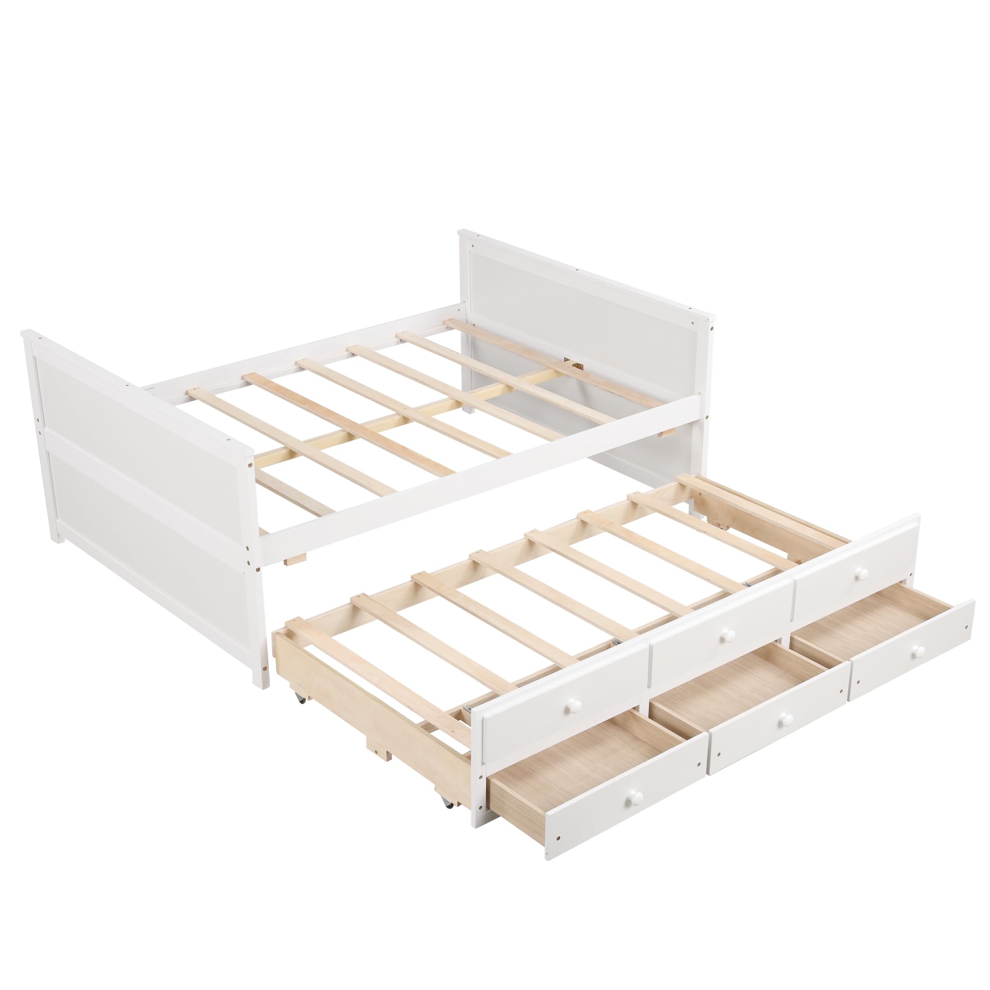 Bed Frame with Storage Drawers