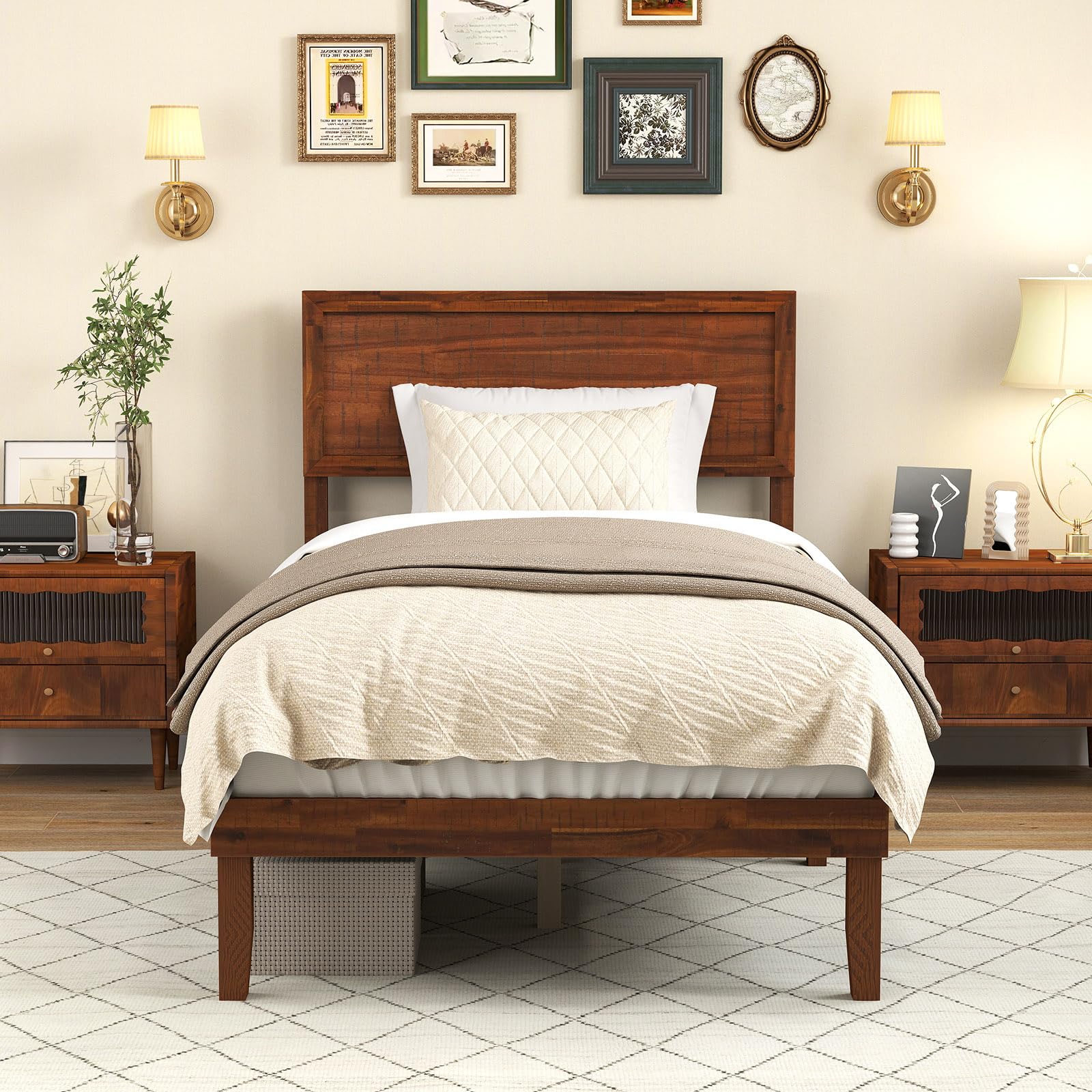 Bed Frame with Headboard