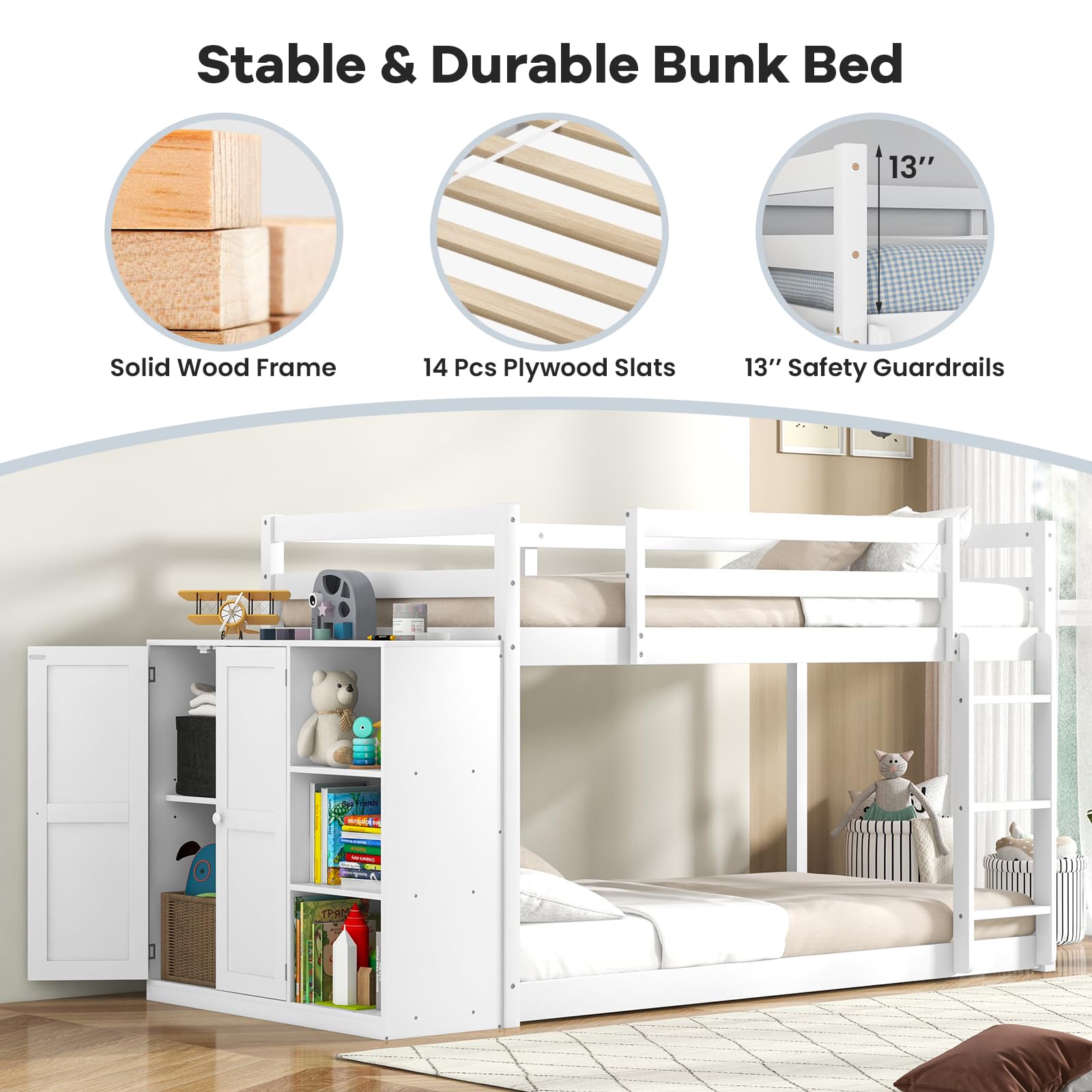 Bunk Bed with Storage