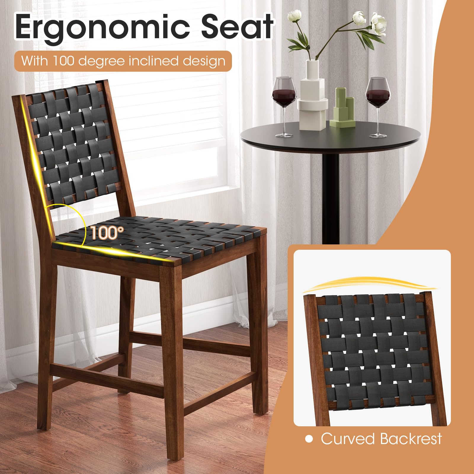 Counter Height Bar Stool Set