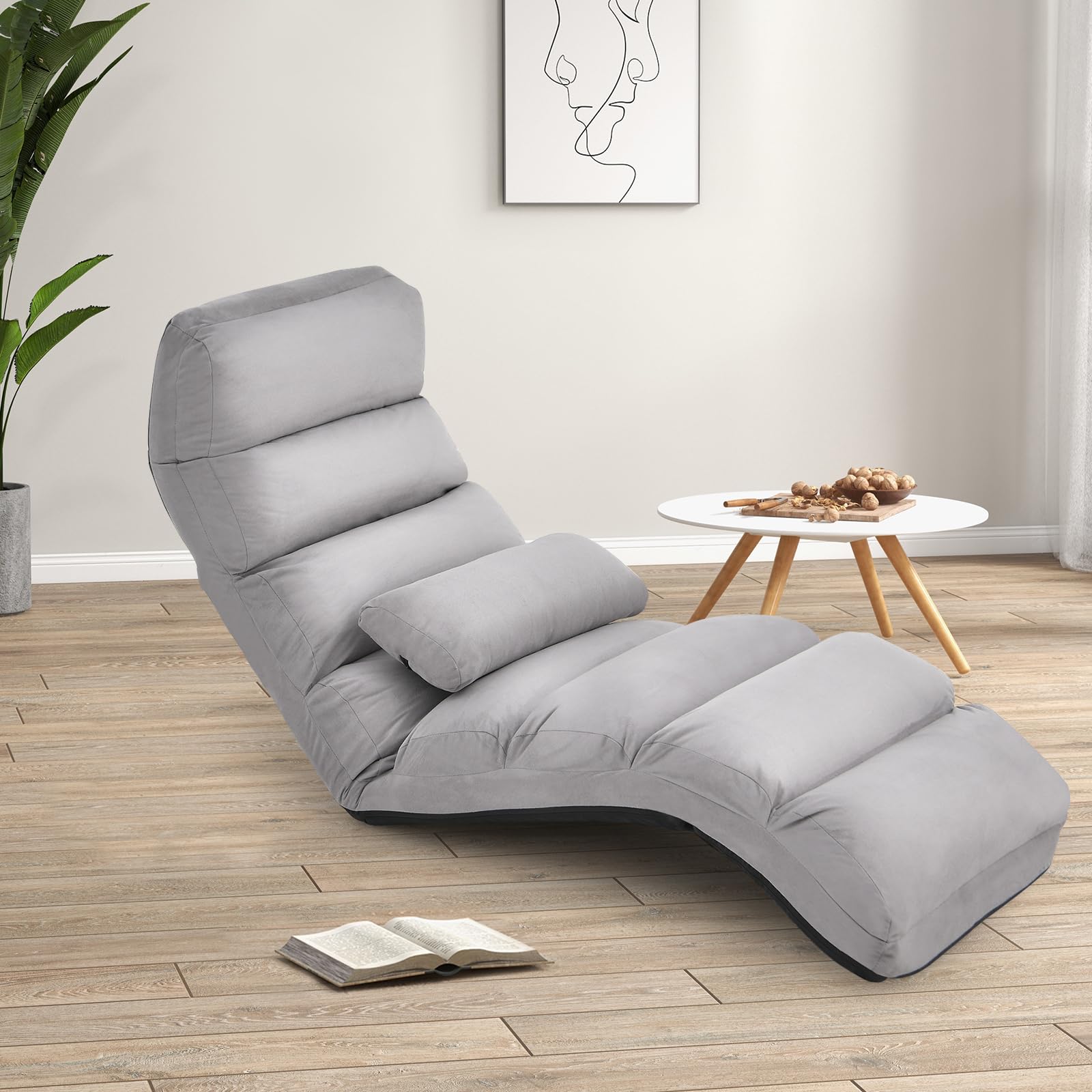 Foldable Reclining Chaise Lounge