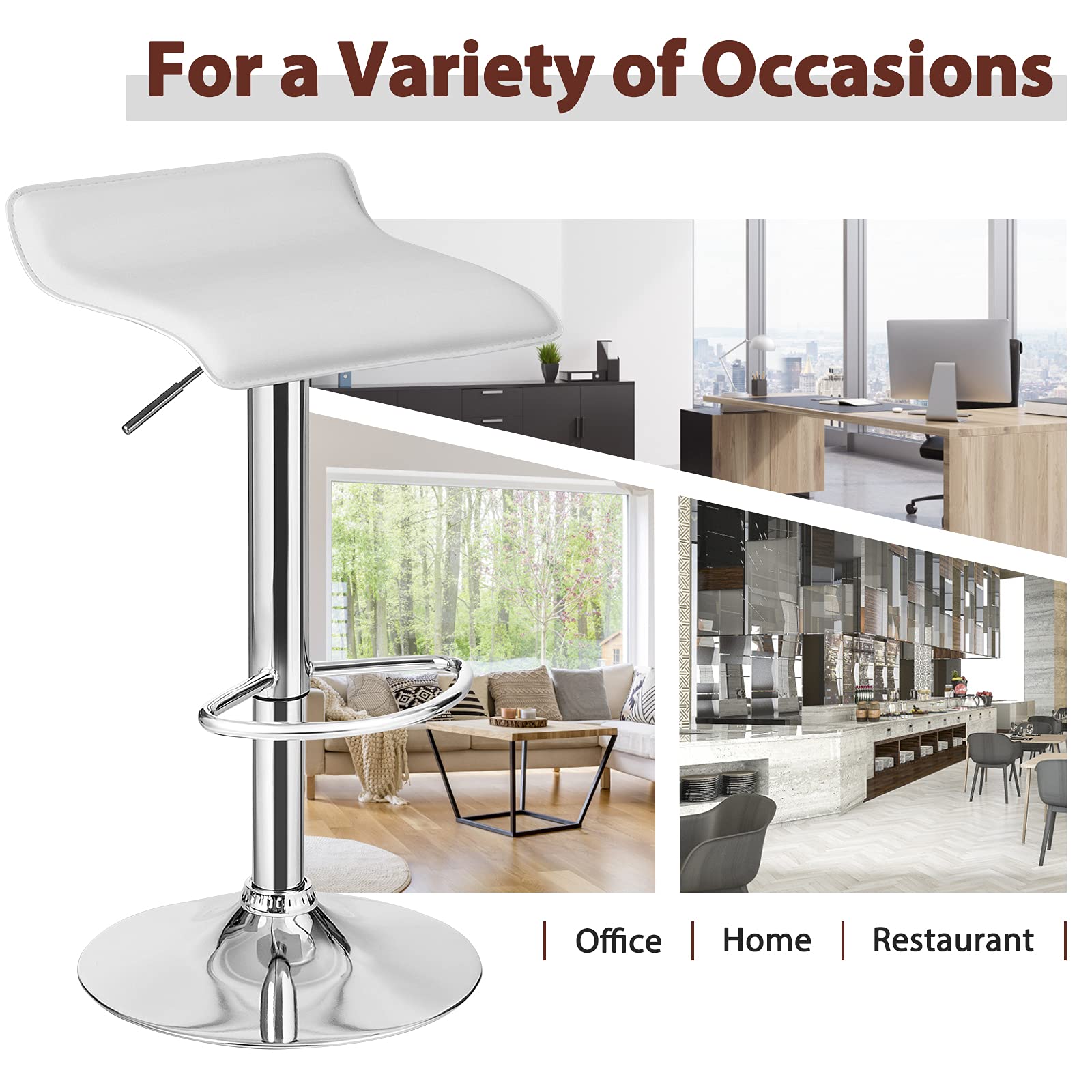 Adjustable Bar Stool Set