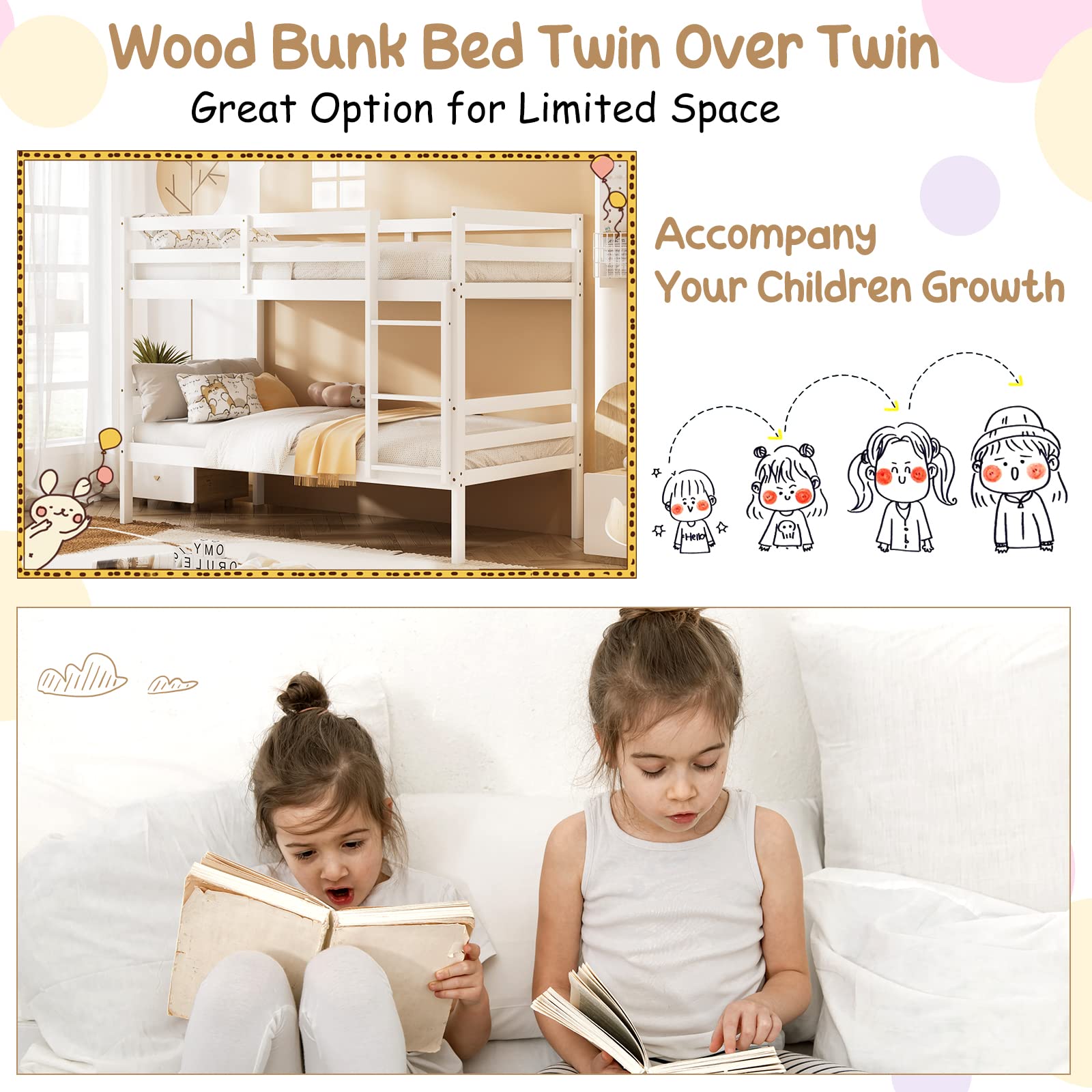 Twin Over Twin Bunk Bed