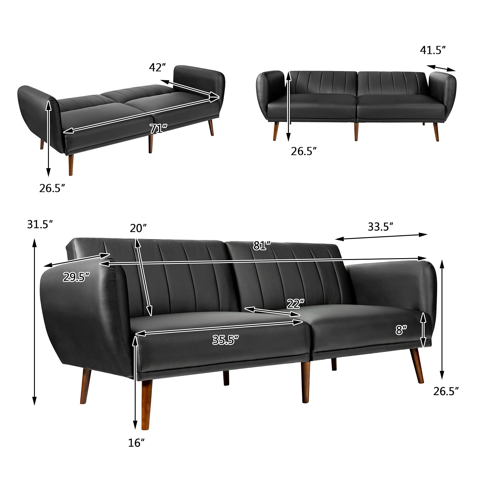 Convertible Sofa Bed