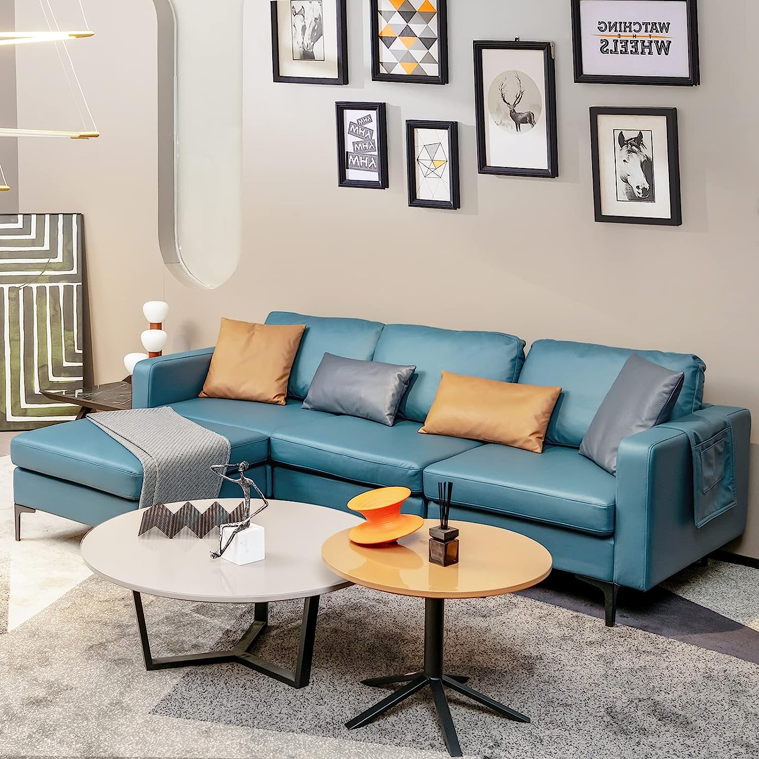 Classic Convertible Sectional Sofa