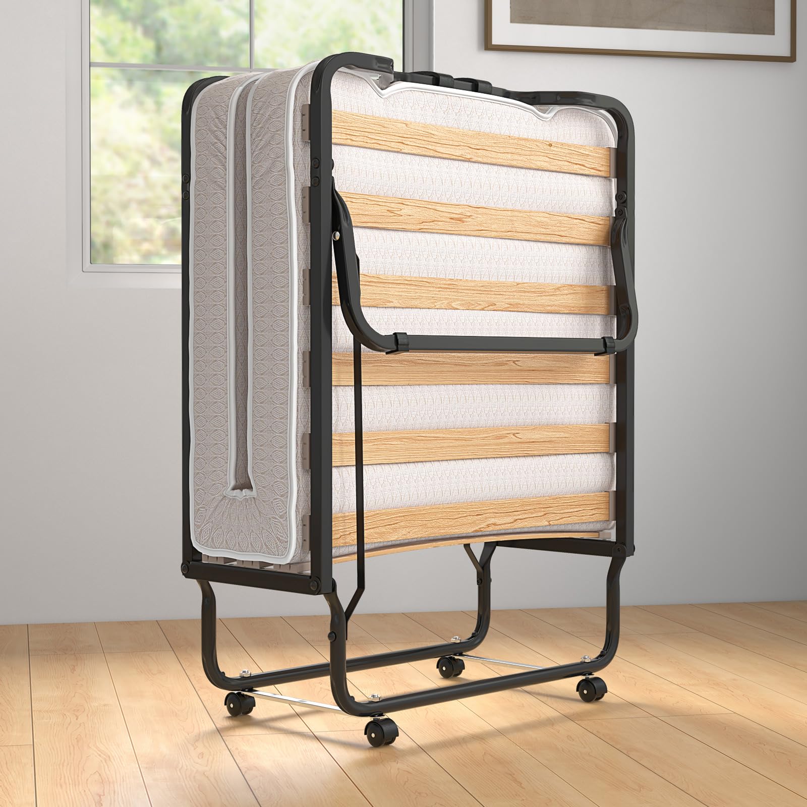 Premium Foldable Guest Bed with Mattress