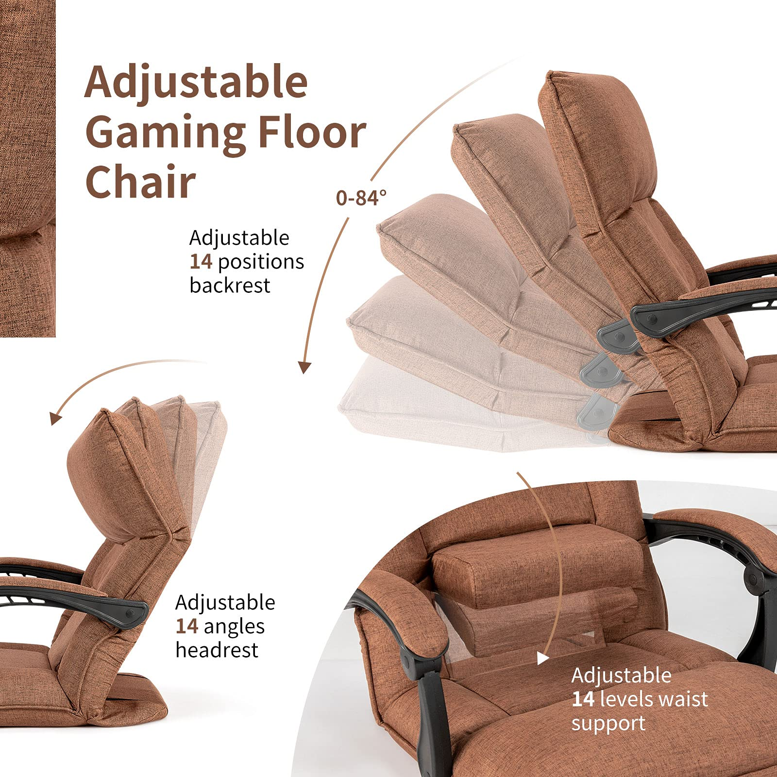 Premium Adjustable Floor Chair