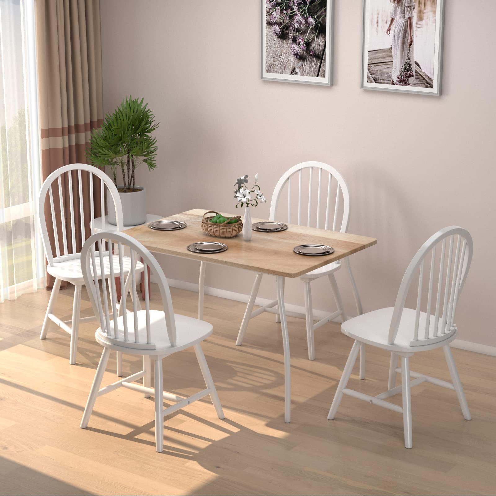 Premium Solid Wood Dining Chair Set