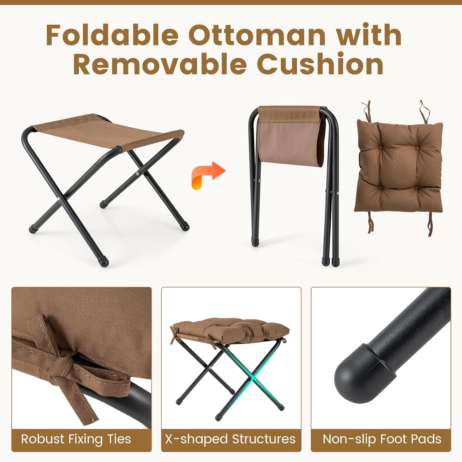 Premium Lounge Chair with Ottoman