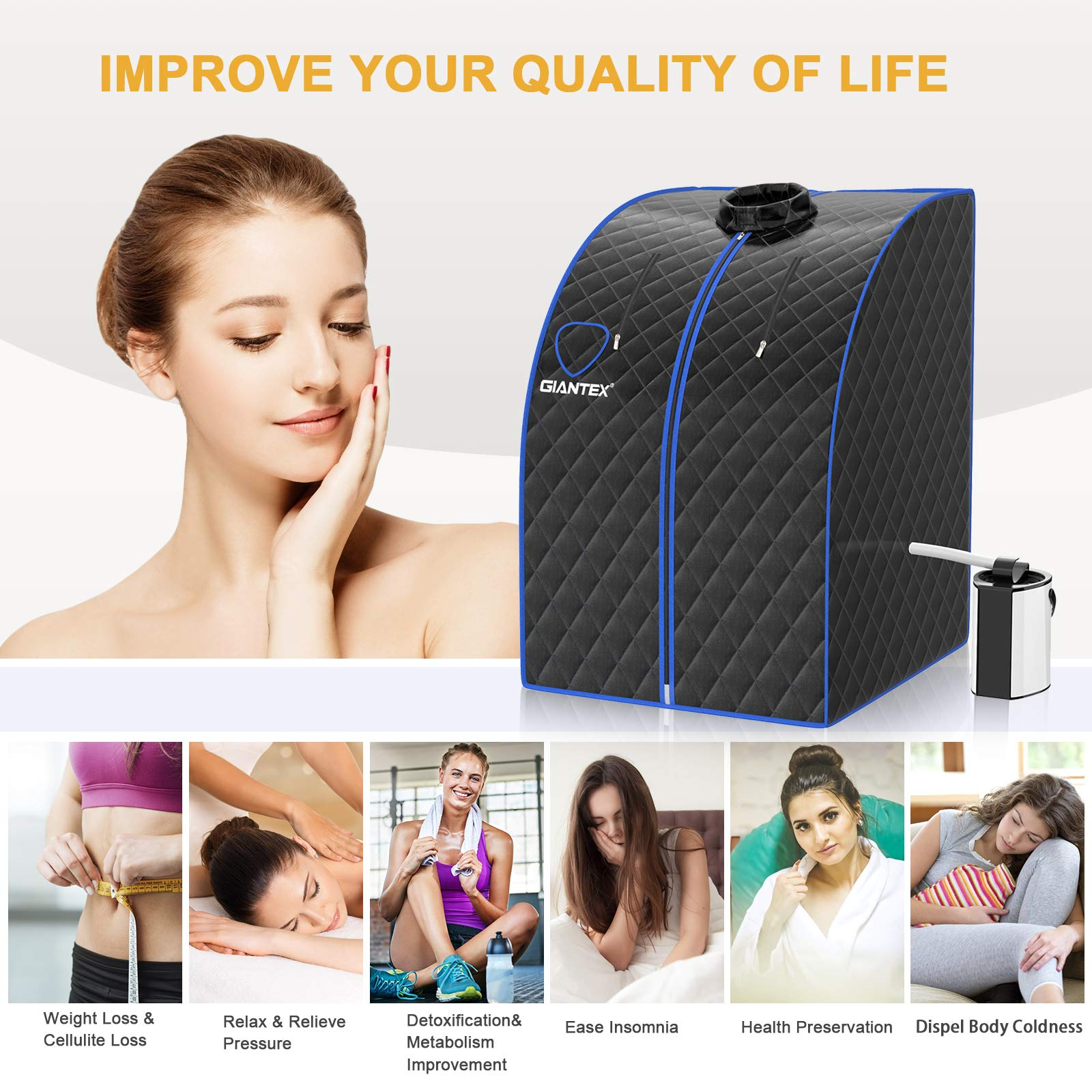 Premium Portable Personal Steam Sauna