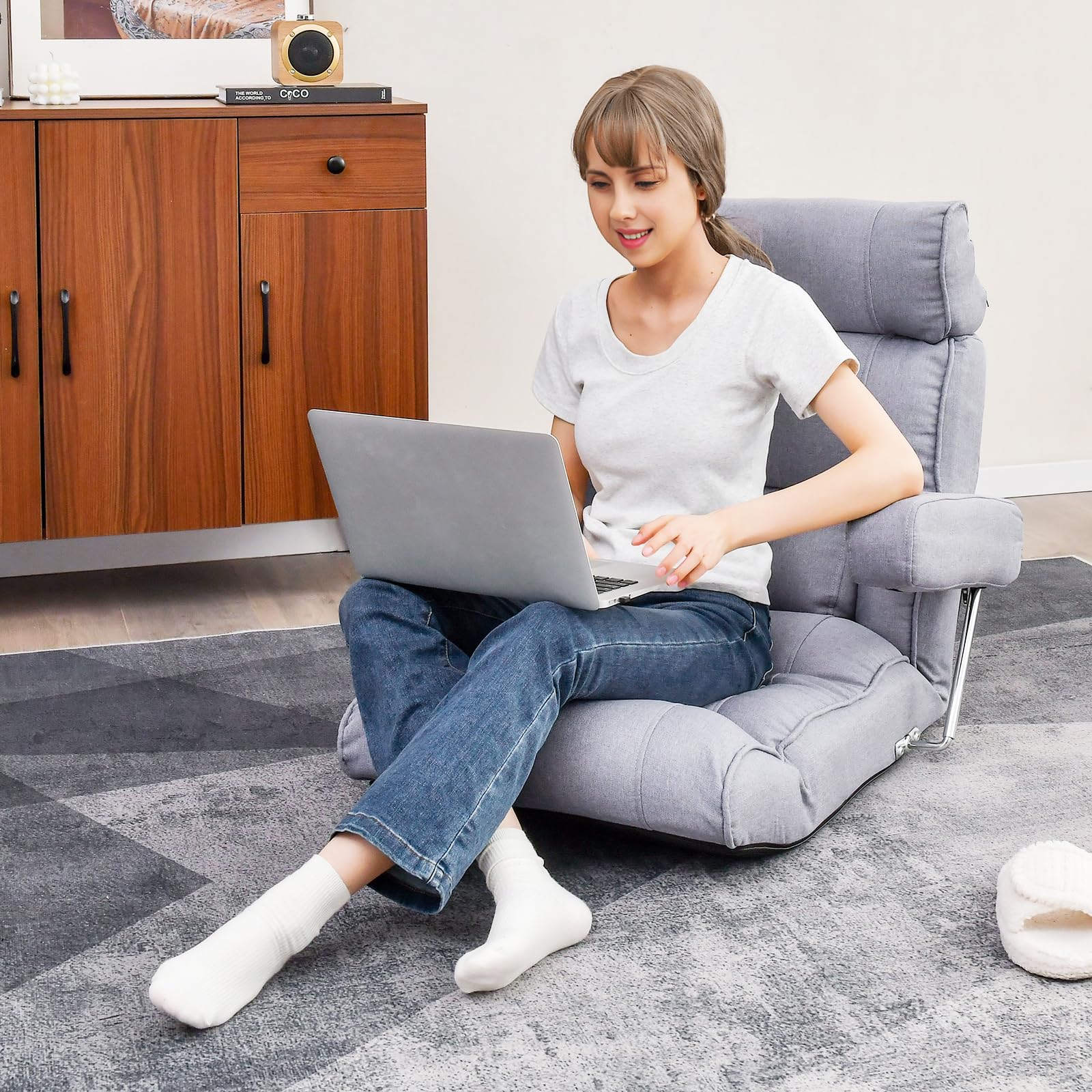 Classic Adjustable Floor Reclining Chair