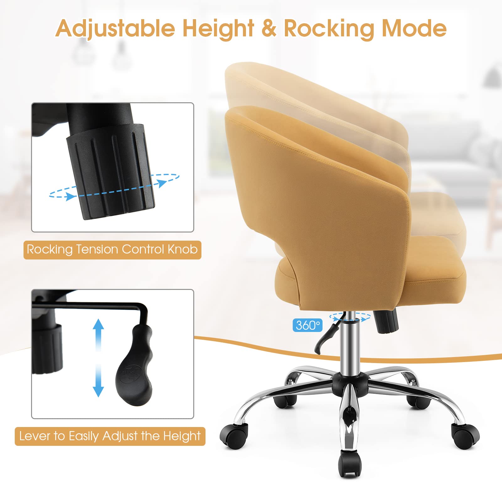Premium Adjustable Swivel Office Chair