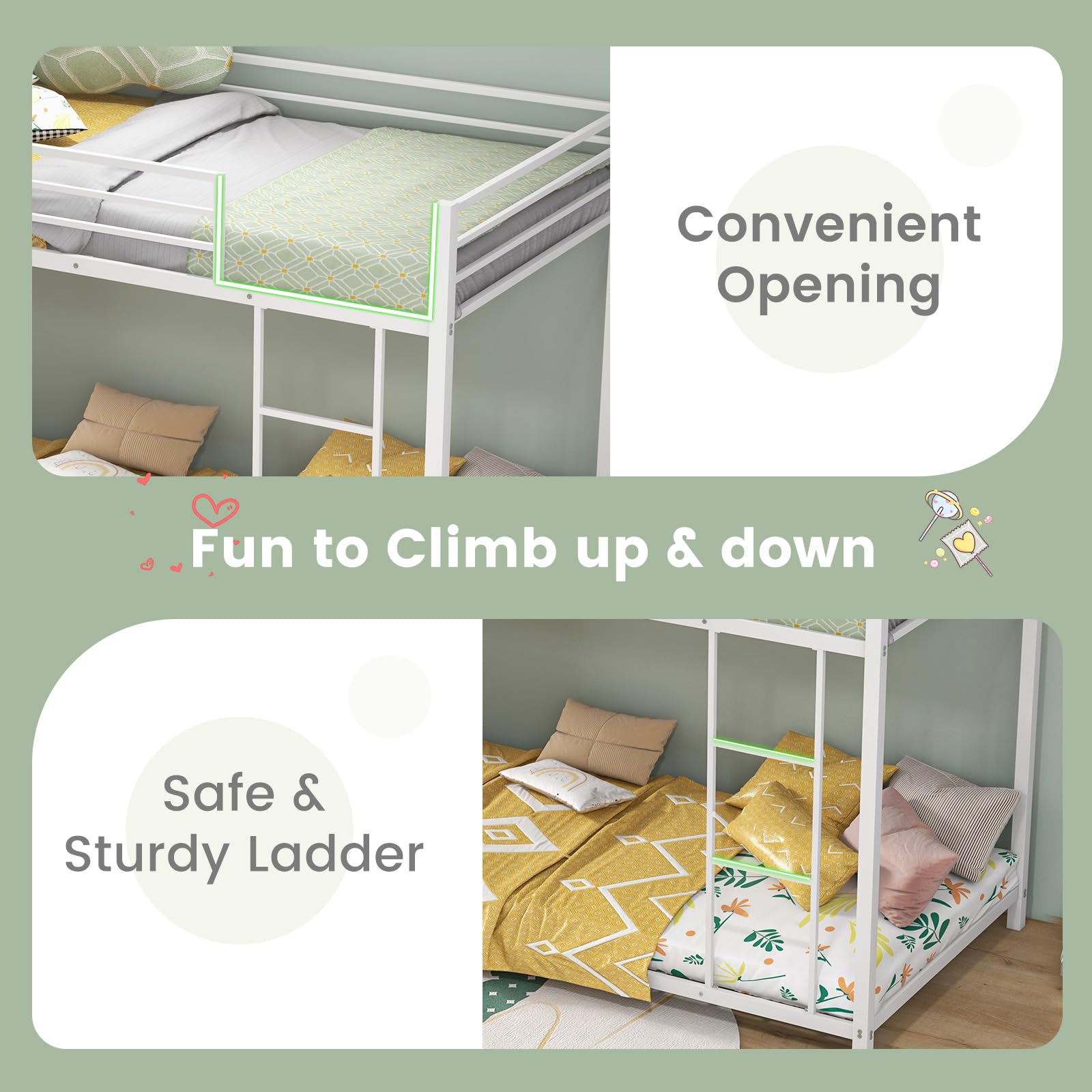 Premium Twin Over Twin Bunk Bed