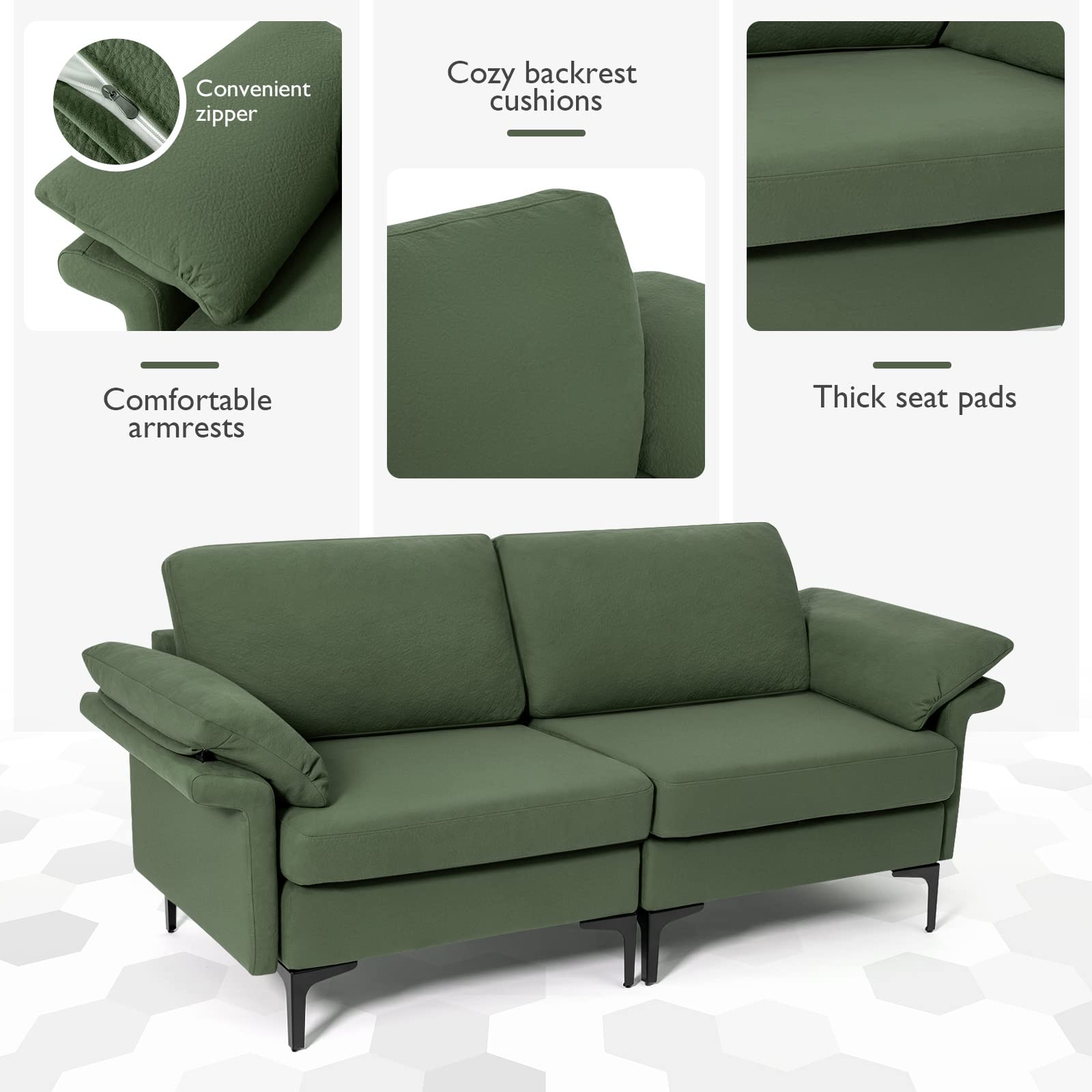 Modern Loveseat Sofa