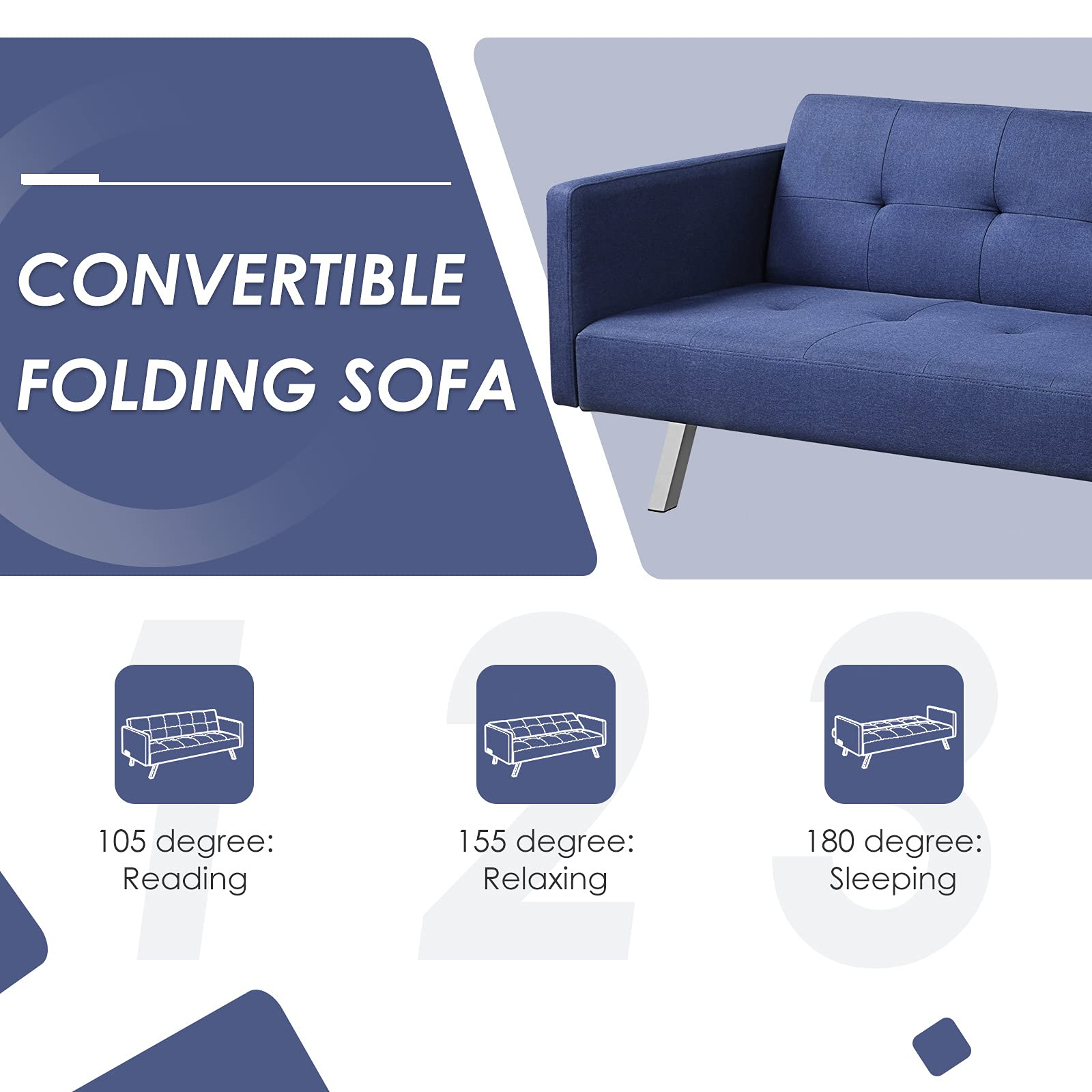 Modern Convertible Sofa Bed
