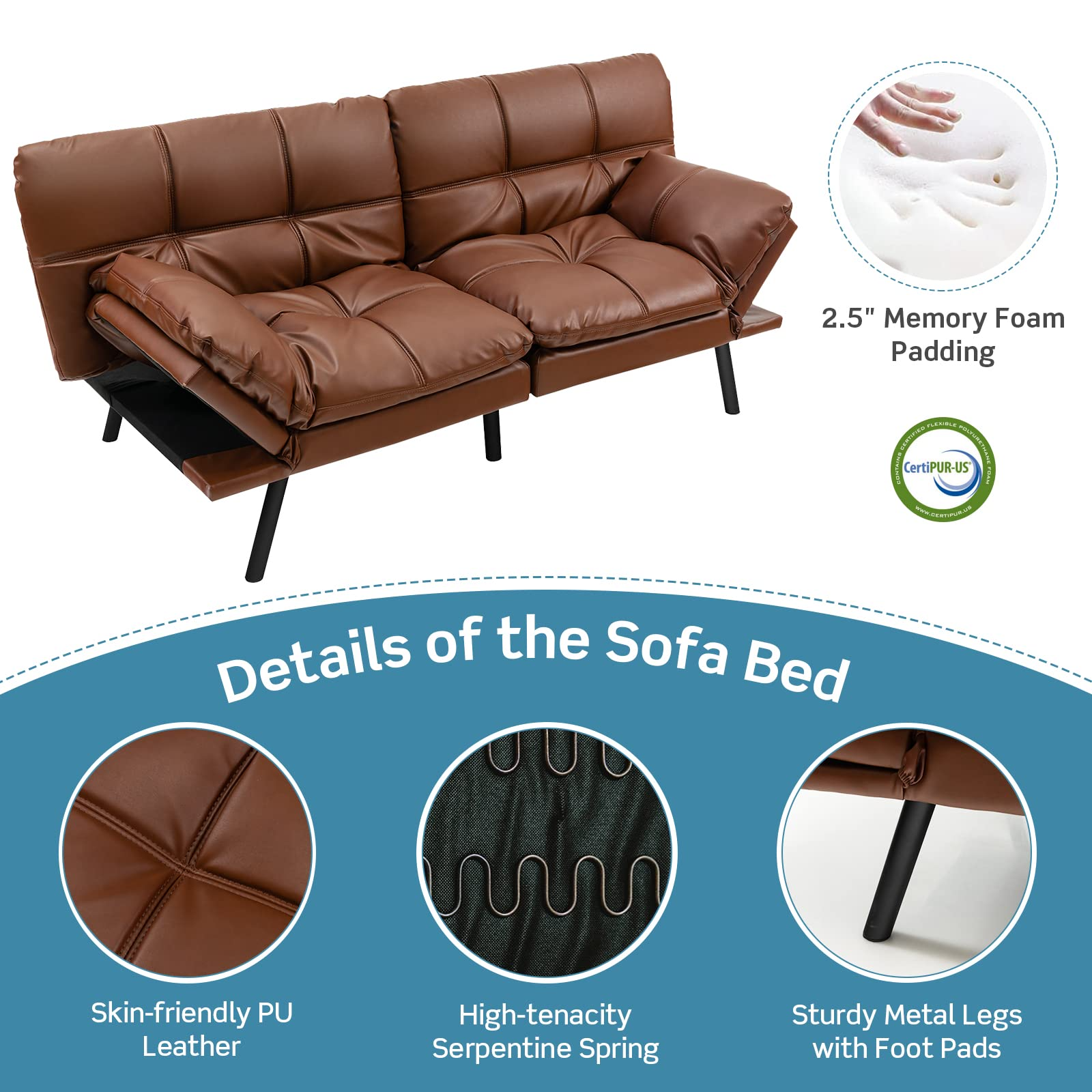 Luxury Convertible Sofa Bed