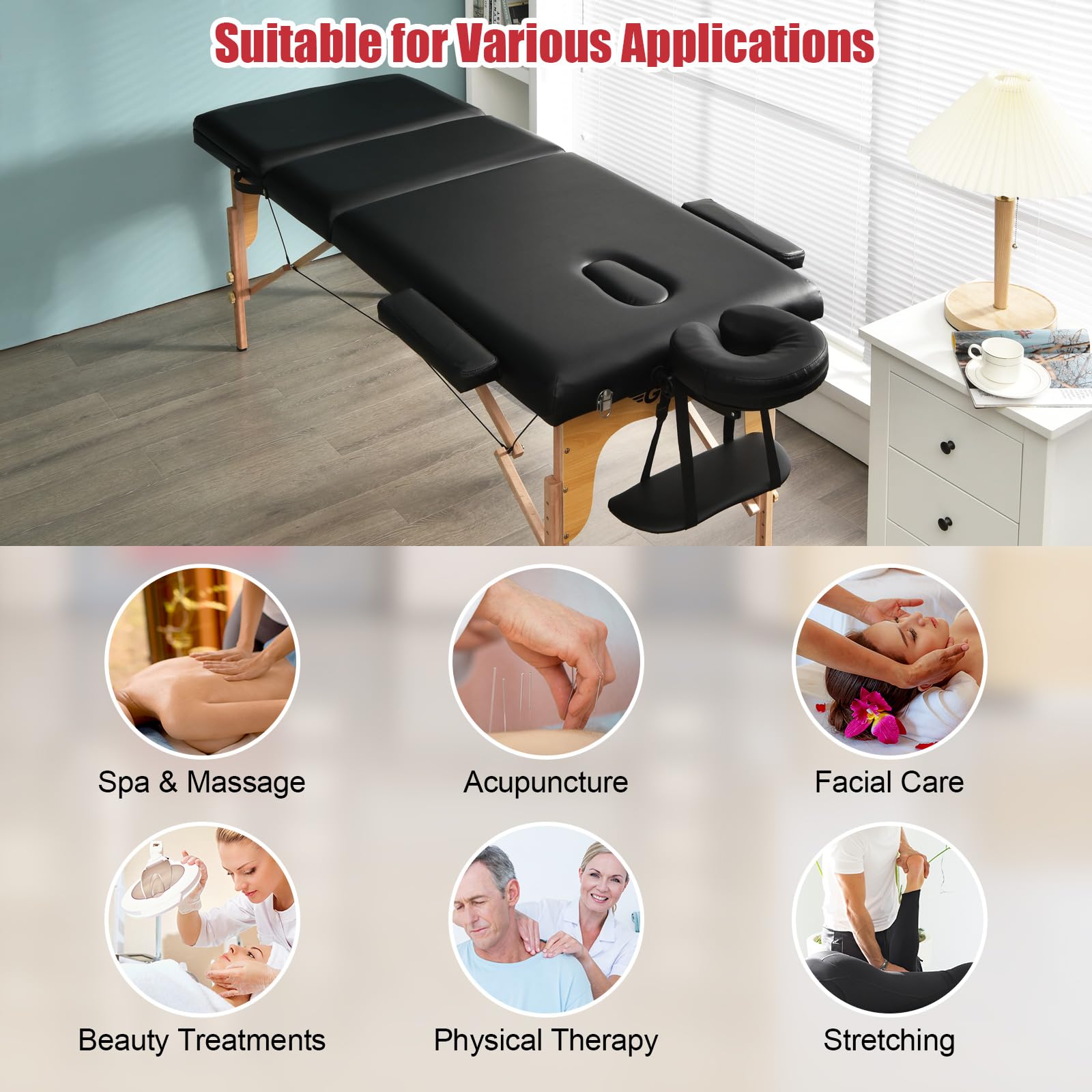 Premium Portable Folding Massage Table